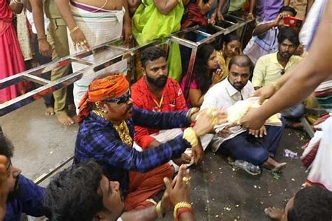 Row over gangster with VVIP ticket at Athi Varadhar fest
