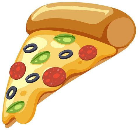 Una deliziosa fetta di pizza al pepperoni | Vettore Gratis