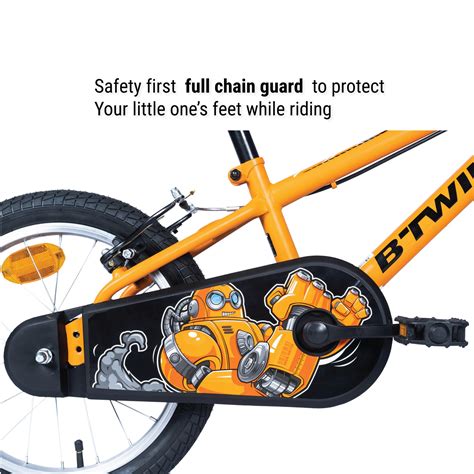 Kids Cycle Robot 2.0 4 - 6 years (16inch) - Orange - DecathlonB2B