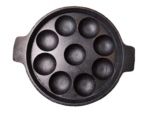 Buy BE with Nature Pre-Seasoned, Premium Cast Iron 9 Pits/Cavity Mini ...