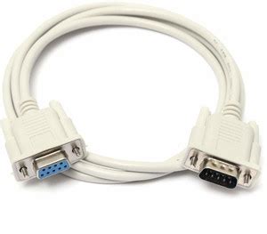 ULTRABYTES Video Cable 2 A 1.5 m 9 PIN Male to 9 pin Female Serial DB9 ...