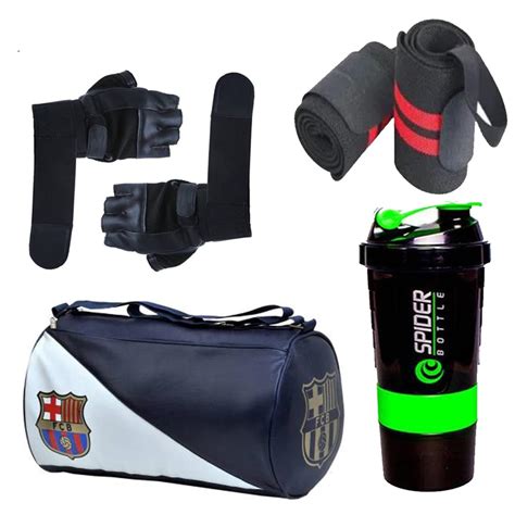 Snipper Combo set of Chelsia Gym Bag for men&women| Black Gym Gloves ...