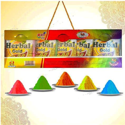 Natural, Organic Color, Herbal Gulal, Holi Gift Pack - eOURmart ...