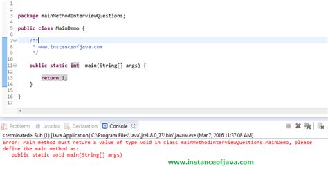 Image result for Java Main Example