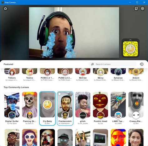 Image result for Snap Camera App Windows