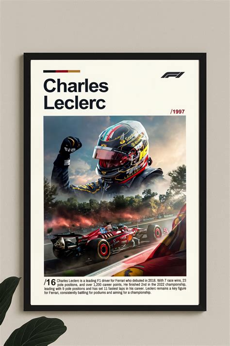 Charles Leclerc Frame (Wall Decor) – BlueBearr