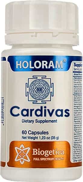 Buy BIOGETICA CARDIVAS (HEART HEALTH CIRCULATION CARDIOVASCULAR) - 60 ...