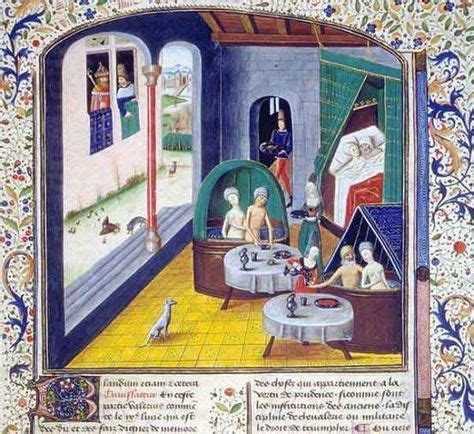 Image result for Medieval Bathing