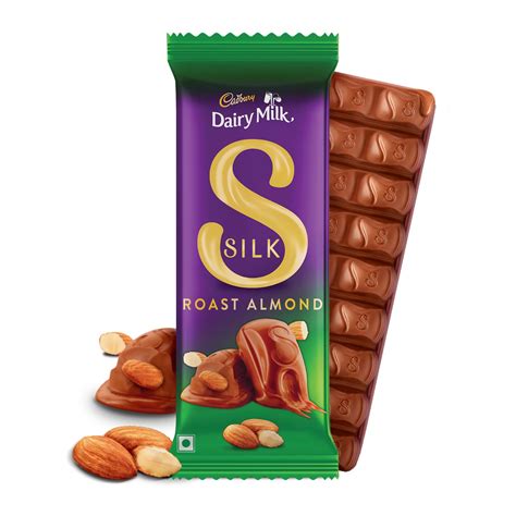 Cadbury Dairy Milk Silk Roast Almond Chocolate Bar, 143 Gram : Amazon ...