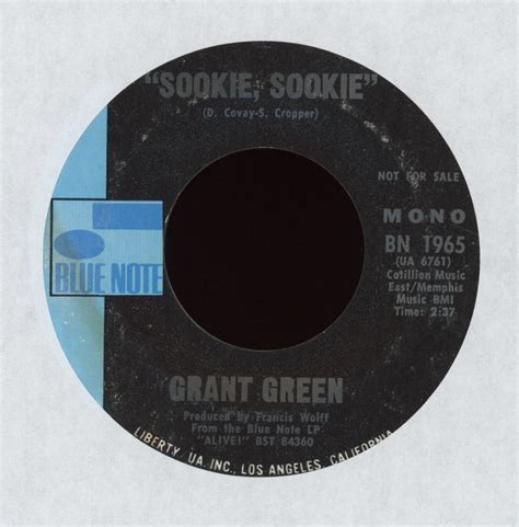Grant Green - Sookie, Sookie on Blue Note Promo Jazz Funk 45