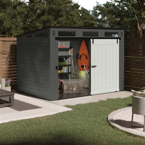 Suncast Modernist 10' x 7' Outdoor Storage | Ubuy India