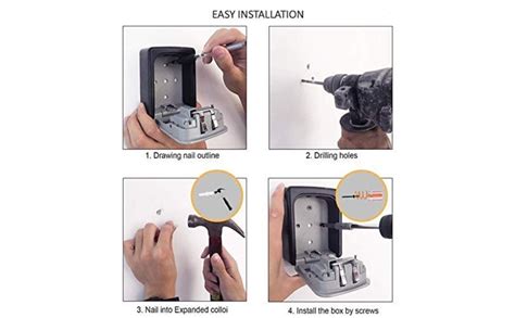 SEVIA Digital Combination Key Safe Box/Key Safe Lock Box Outdoor ...