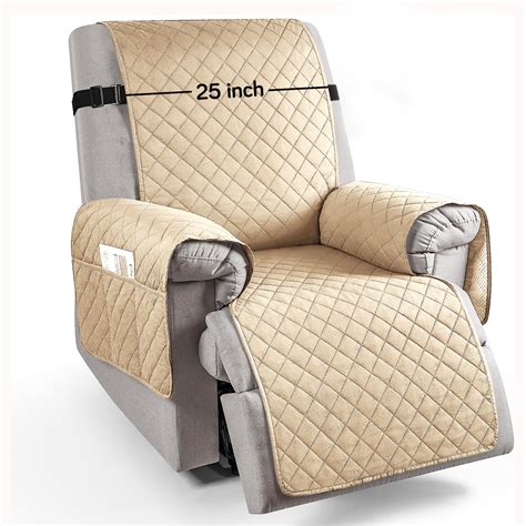 Waterproof Quilted Recliner Sofa Mat for One Seater Recliner Sofa, San ...