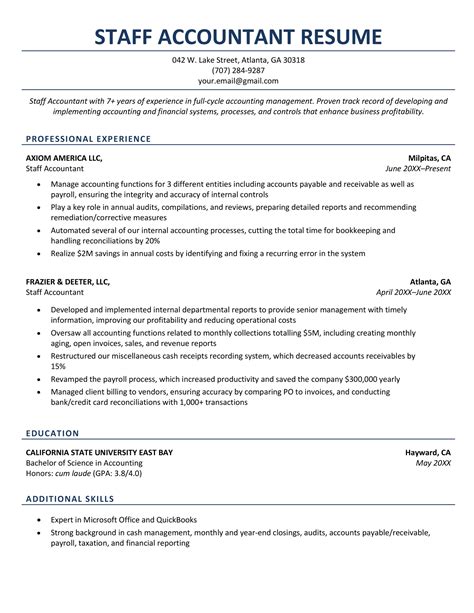 5 Management Accountant Resume - Management Accountant Standout Resume Example accounting resume ...