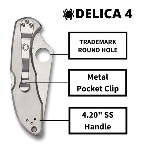 Spyderco Delica 4 Signature Folding Knife – GLS Tactical