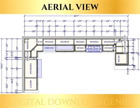 Image result for 3D Kitchen Layout Blueprint