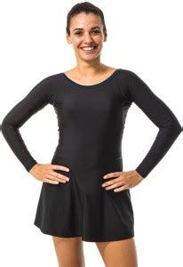 NABAIJI by Decathlon Women's Una Sleeve one-piece swimsuit - black ...