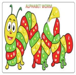Prasima Alphabet Worm Puzzle Educational Board Games - Alphabet Worm ...