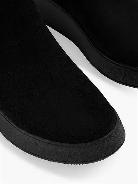 FitFlop Suede Flatform Chelsea Boots