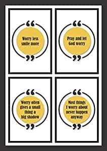 IMPERO PRINTS Motivational Wall Posters [Pack of 4 Non-Adhesive Paper ...