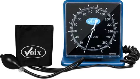 Voix HS-60A ABS Desk/Wall Type Manual Blood Pressure Monitor – Black & Blue