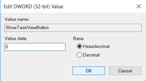 Disable Task View Developer 的图像结果