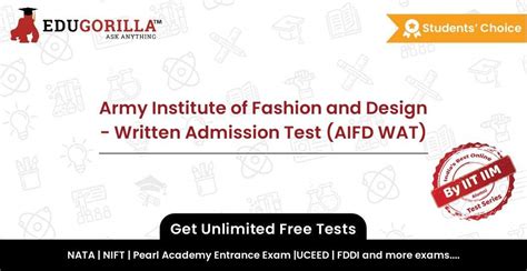 Army Institute of Fashion and Design - Written Admission Test (AIFD WAT ...