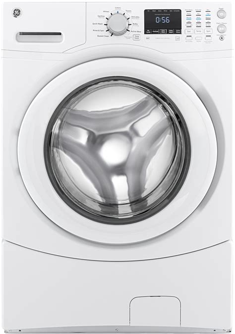 GE GFWN1600JWW 27 Inch 4.3 cu. ft. Front Load Washer with 11 Wash ...