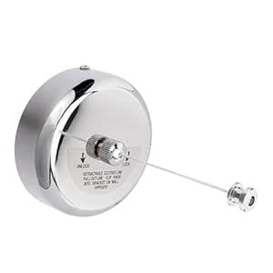 KONSSEE Retractable Clothesline 304 Stainless Steel Heavy Duty, 9.5 ...