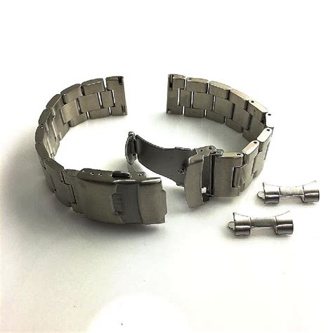 Steel & Silicone Replacement Watch Band Strap For Seiko SRPD51 4R36 ...