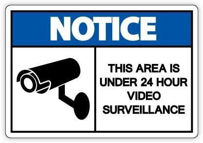 signEver Notice CCTV Operation Emergency Sign Price in India - Buy ...