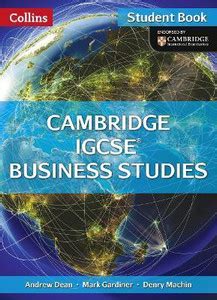 Cambridge IGCSE (R) Business Studies Student Book: Buy Cambridge IGCSE ...