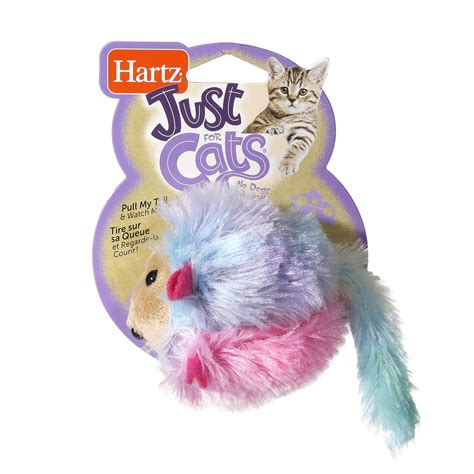 Buy Hartz Just For Cats Running Rodent Vibrating Plush Mouse Cat Toy ...