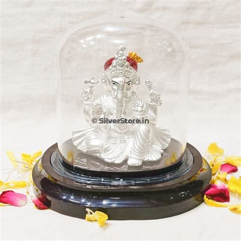 Silver Ganesha Idol - 925 Bis hallmarked – SilverStore.in