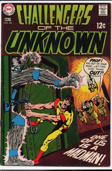 Challengers of the Unknown #68 (1969) Challengers of the Unknown ...
