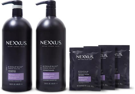 Amazon.com : Nexxus Keraphix Shampoo and Conditioner with Keratin Protein and Black Rice ...