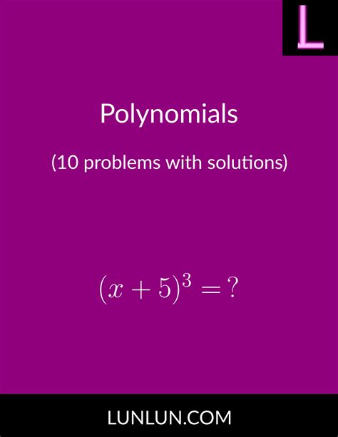 Image result for Polynomials Problems