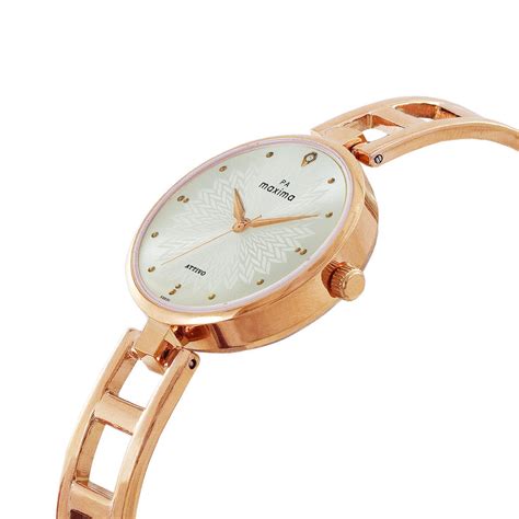 Maxima ATTIVO Women Silver Dial Analogue Watch - 69020BMLR