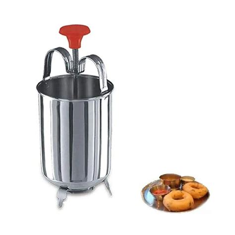 Buy Medu Wada Vada Donut Maker Dispenser - Stainless Steel — DeoDap