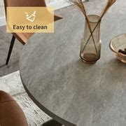 Jiexi Zerifevni 46.4 Round Dining Table Set, Mid Century India | Ubuy