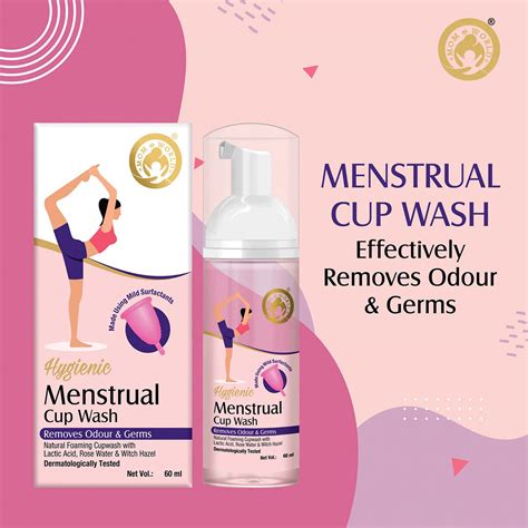 Buy MOM & WORLD HYGIENIC MENSTRUAL CUP WASH REMOVES ODOUR & GERMS WITH ...