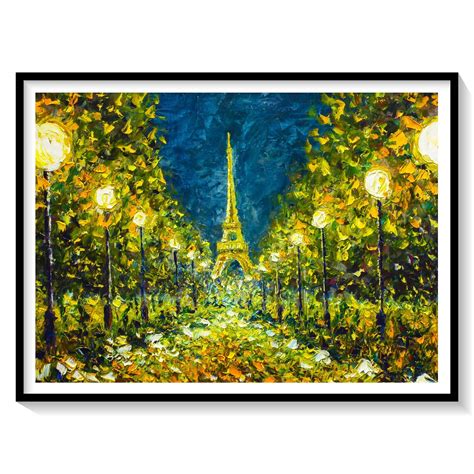 Buy European Night City Landscape Painting Online India at Best Price ...