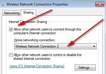 Image result for Network Connection Sharing