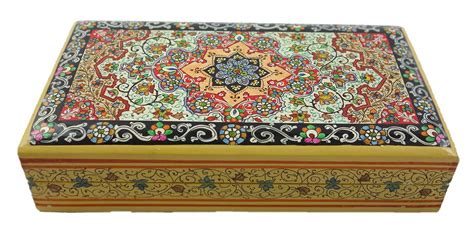 Ccic Handicraft Handicraft Paper Machie Assorted Flat Box 7X4 Inch ...