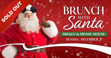 SOLD OUT | Brunch with Santa, Mickey & Minnie Mouse, Scotland Run Golf ...