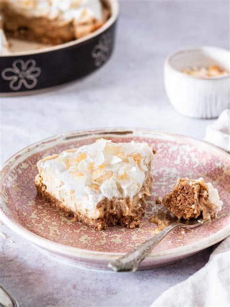 Healthy Coconut Cream Pie (Vegan & GF) - My Darling Vegan