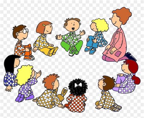 Children In A Circle Clip Art