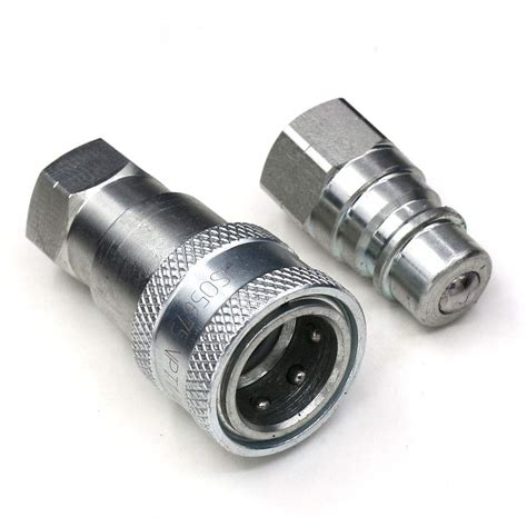 Buy Hydraulic Coupler 1/4 NPT ISO 5675, CEKER Quick Connect Pioneer ...