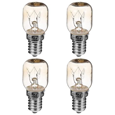 Buy VEEKAYLIGHT 4 Pack Salt Lamp Bulbs, Plug in Wax Warmer Bulbs ...