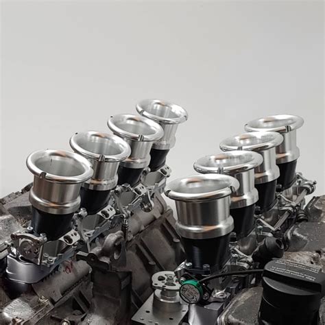 Billet shaftless individual throttle body (ITB) kit for Mercedes W201 190e M102 16v 2.3 and 2.5 ...